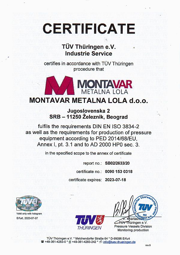 DIN EN ISO 3834-2-PED-2020-Certificat ENG